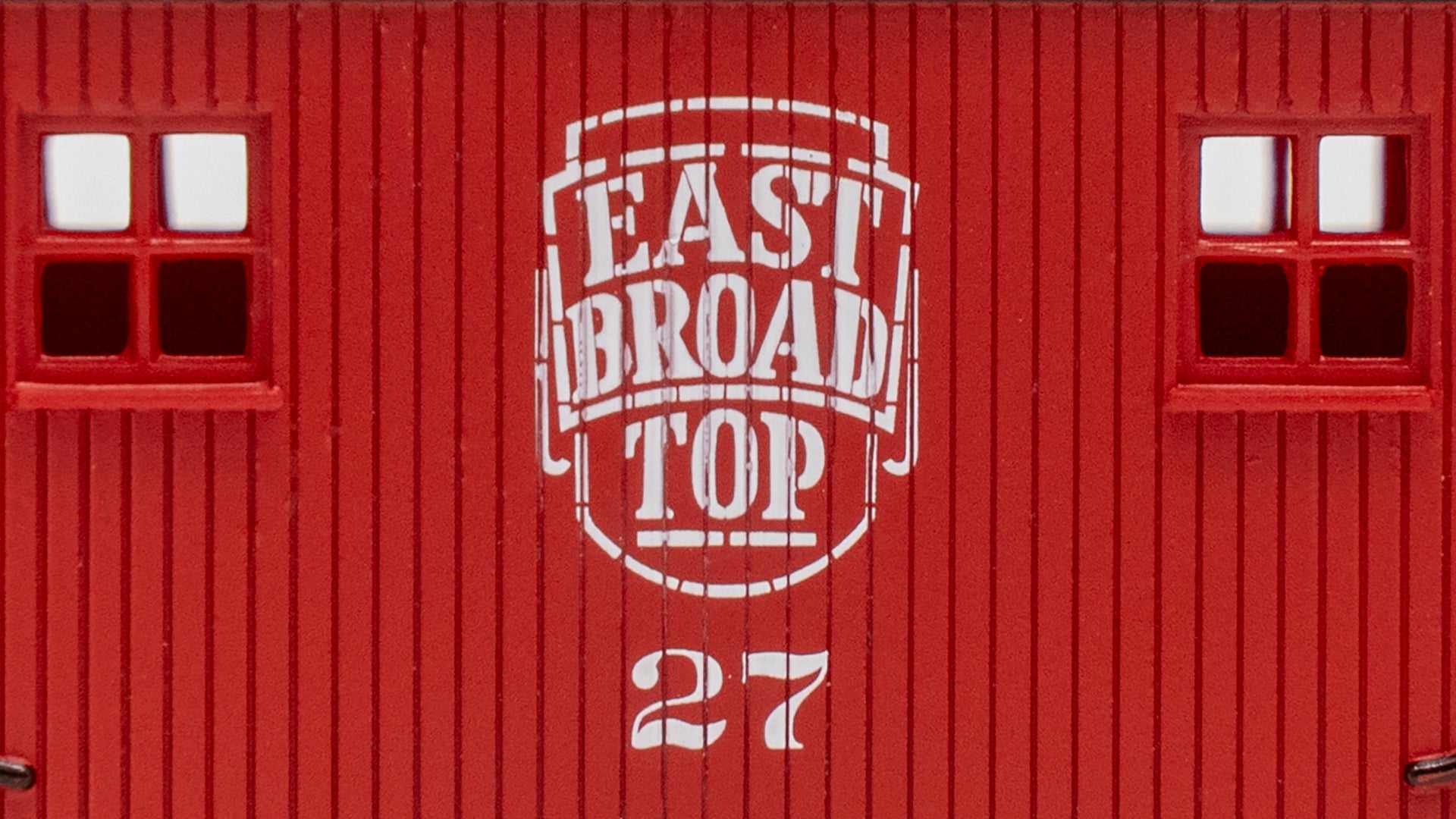 Bachmann 18411 HO East Broad Top Old-Time Bobber Caboose #28