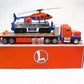 Lionel TMT-18418 O Flatbed Toy Truck & Operating Helicopter Car LN/Box