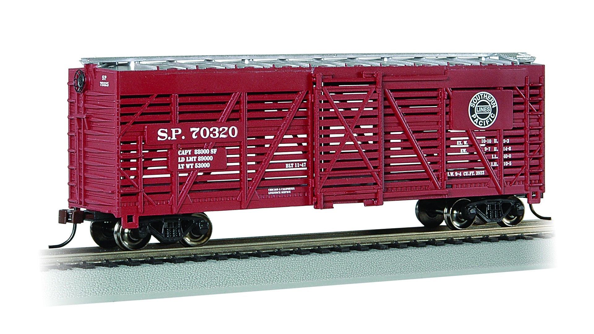 Bachmann 18518 HO Southern Pacific 40' Stock Car #70320