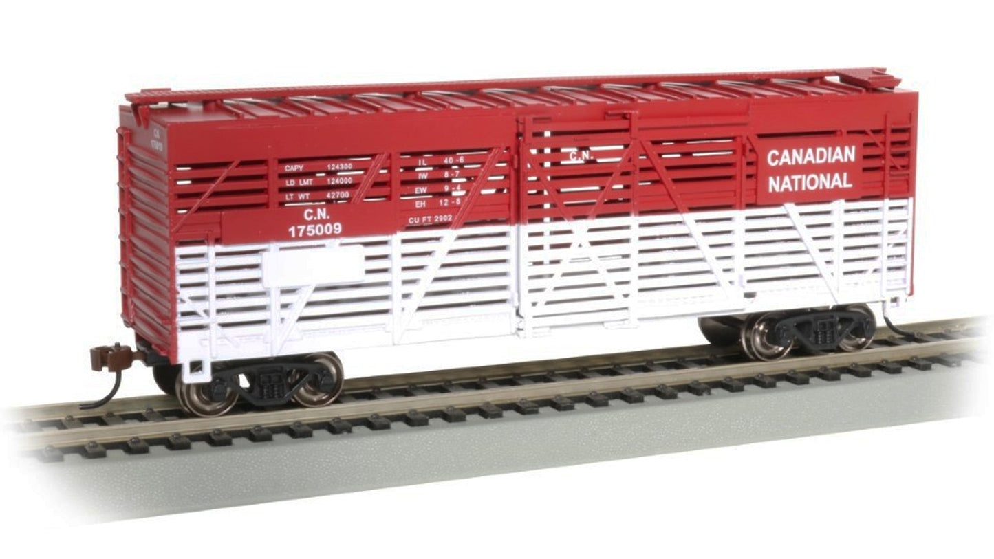 Bachmann 18521 HO Canadian National 40' Stock Car #175009