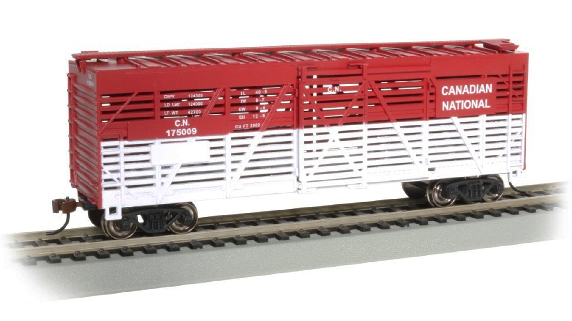 Bachmann 18521 HO Canadian National 40' Stock Car #175009