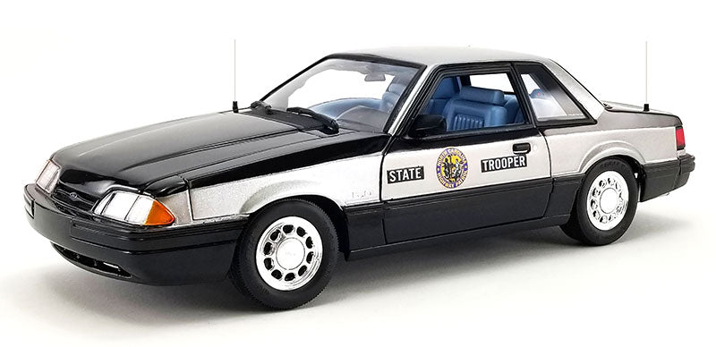 GMP 18976 1:18 State Trooper 1993 Ford Mustang 5.0 SSP Car