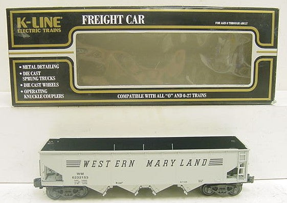 K-Line K623-2153 O Western Maryland Die-Cast Hopper #6232153 LN/Box