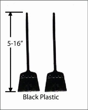 Cal Scale 743 HO Brooms (Pack of 2)