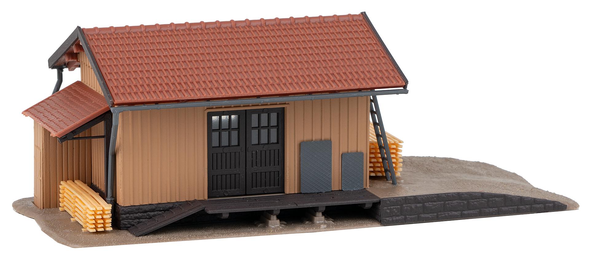 Faller 190141 HO At the Level Crossing Promotional Set Building Kit