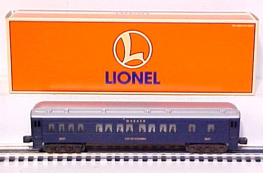 Lionel 6-19062 O Gauge Wabash Railway City of Columbia Coach EX/Box