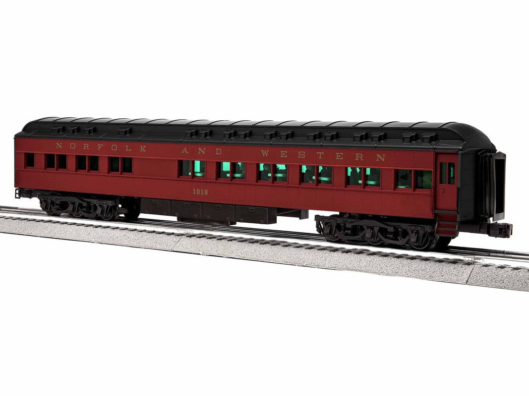 Lionel 1927190 O Norfolk and Western Cavalier 18 Stationsounds Diner #1018 NIB