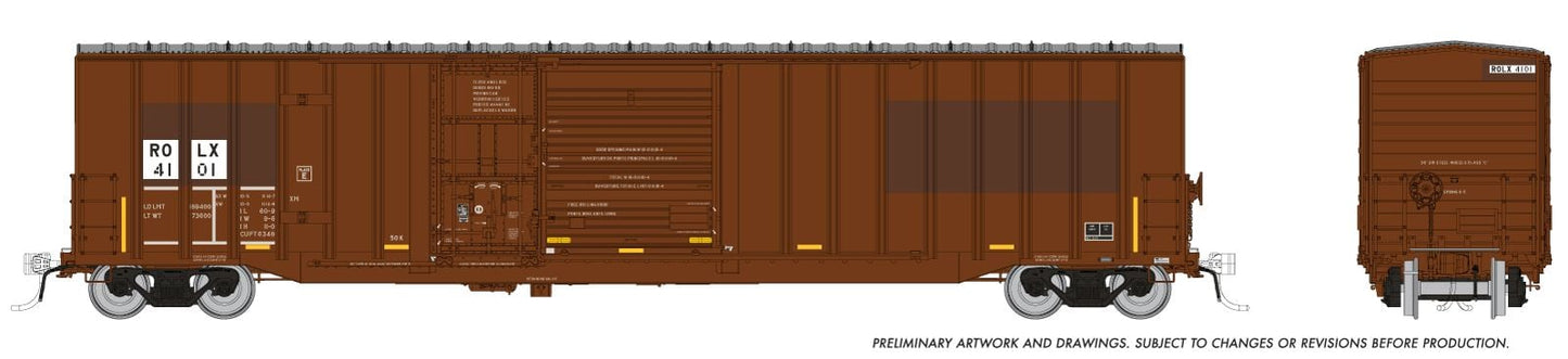 Rapido Trains 193006 HO ROLX Trenton Works 6348 Boxcar #4101 Single Car