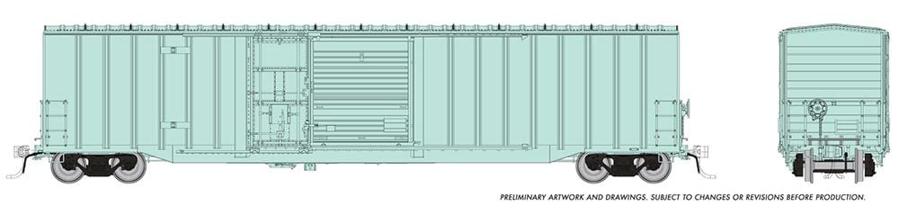 Rapido Trains 193099 HO Unlettered Painted Trenton Works 6348 Boxcar