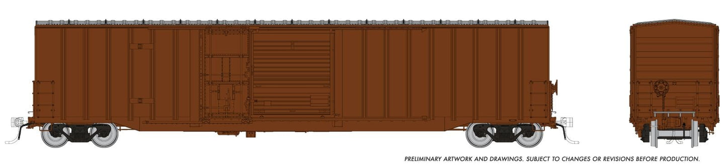 Rapido Trains 193099 HO Unlettered Painted Trenton Works 6348 Boxcar