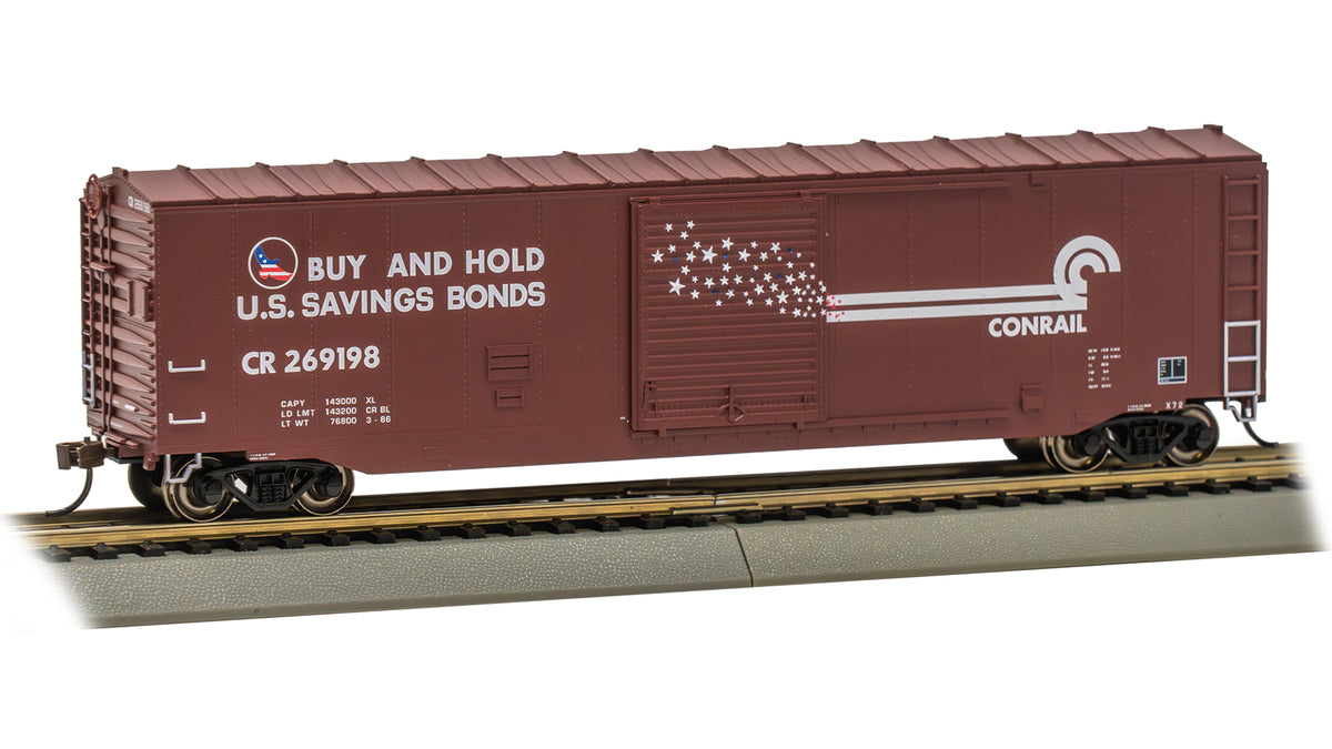 Bachmann 19413 HO Conrail 50' Sliding Door Boxcar without Roofwalk #269198
