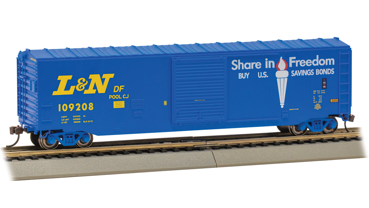 Bachmann 19414 HO L&N 50' Sliding Door Boxcar without Roofwalk #109208