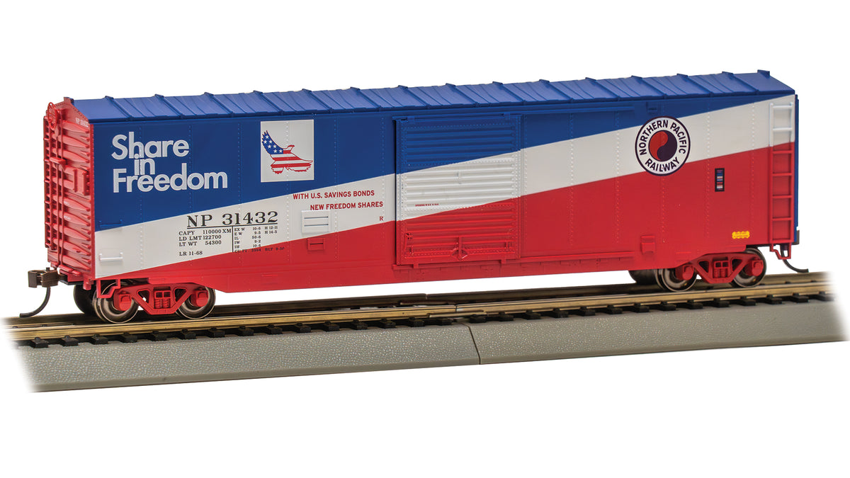 Bachmann 19415 HO Northern Pacific 50' Sliding Door Boxcar w/o Roofwalk #31432