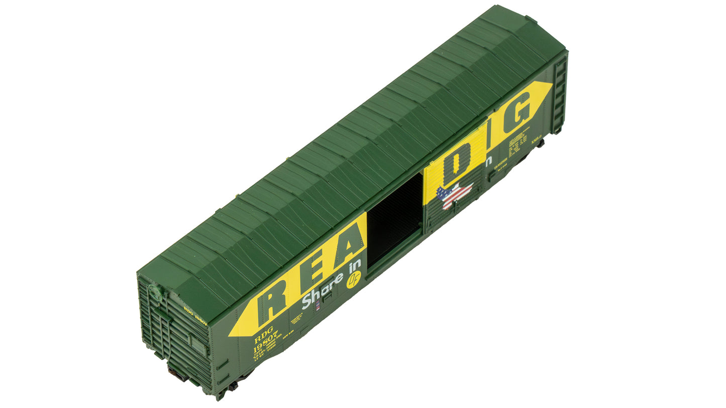 Bachmann 19416 HO Reading 50' Sliding Door Boxcar without Roofwalk #19807