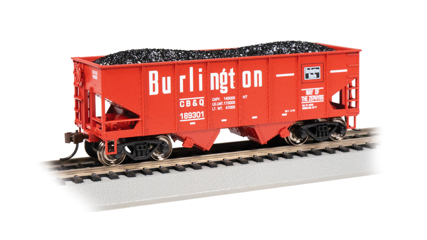 Bachmann 19518 HO Burlington USRA 55-Ton Outside-Braced Hopper Car #189301