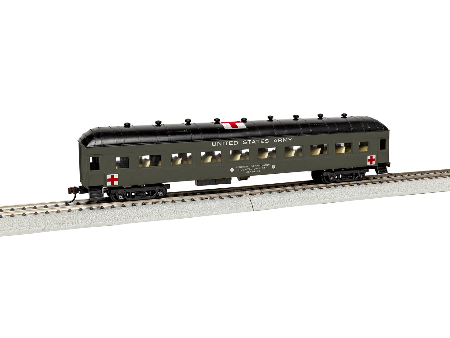 Lionel 1954500 HO Army Medical Corps Hospital Coach Car