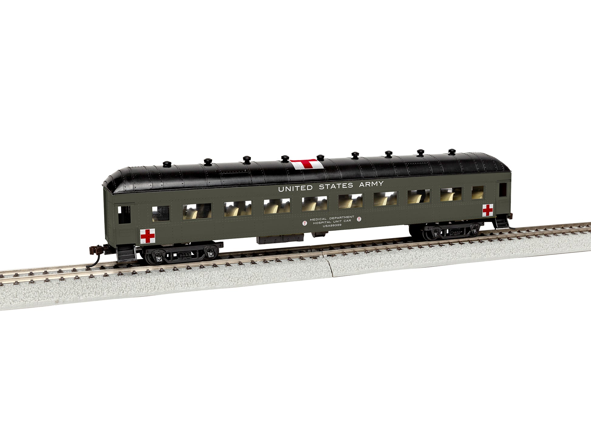 Lionel 1954500 HO Army Medical Corps Hospital Coach Car