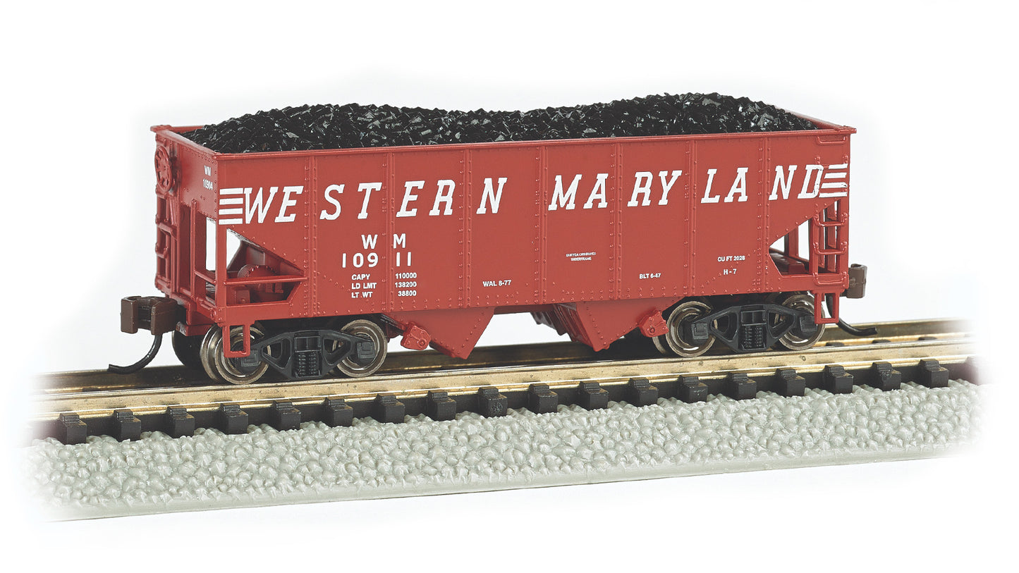 Bachmann 19564 N Western Maryland USRA 55-Ton 2-Bay Hopper #10911