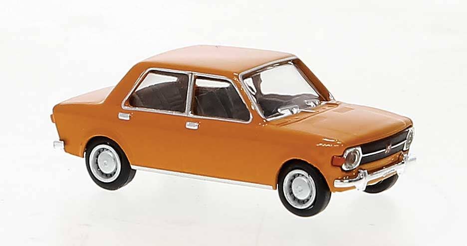 Brekina Automodelle 22540 HO Assembled Orange 1969 Fiat 128