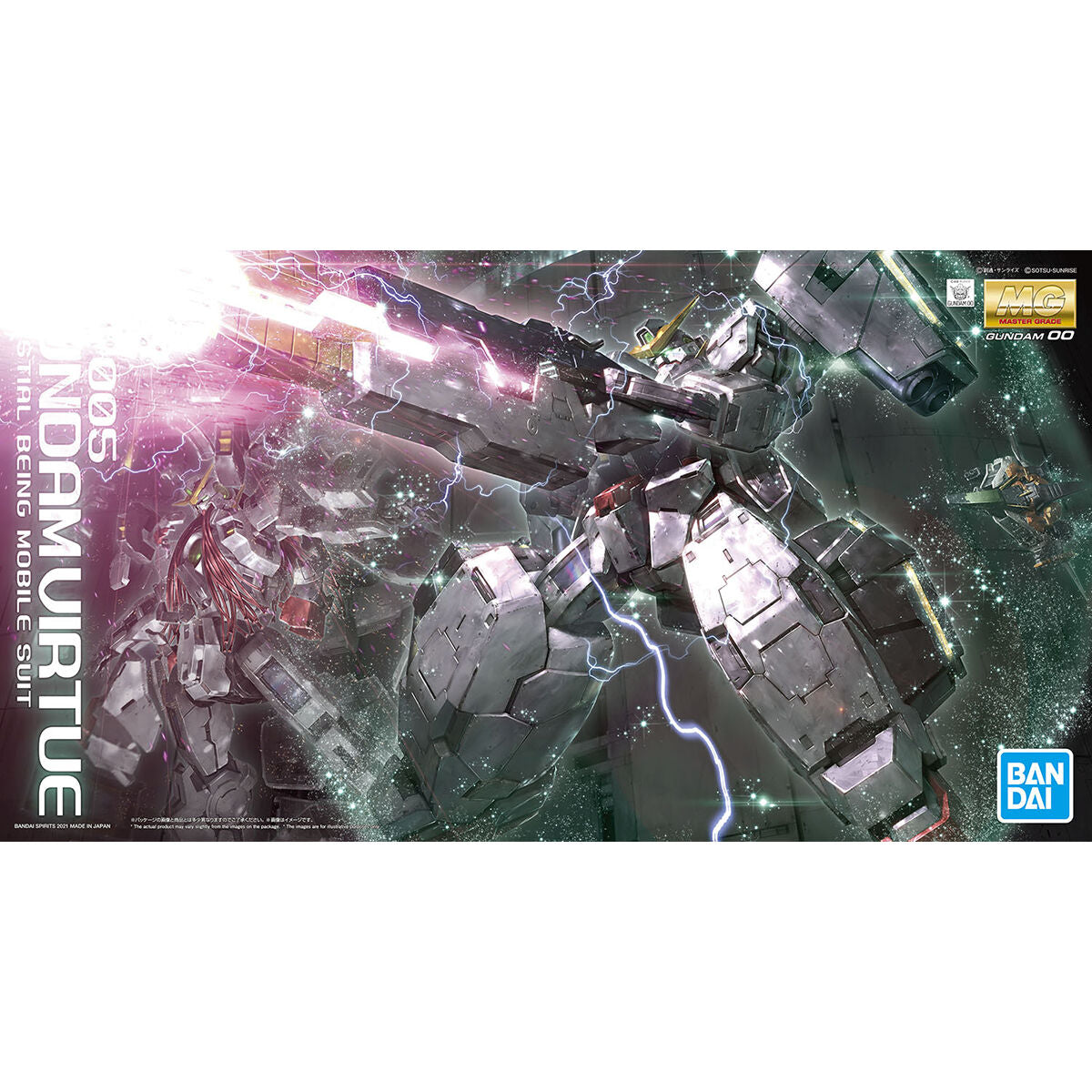 Bandai 2553523 1:100 MG Gundam 00 Gundam Virtue Plastic Model Kit