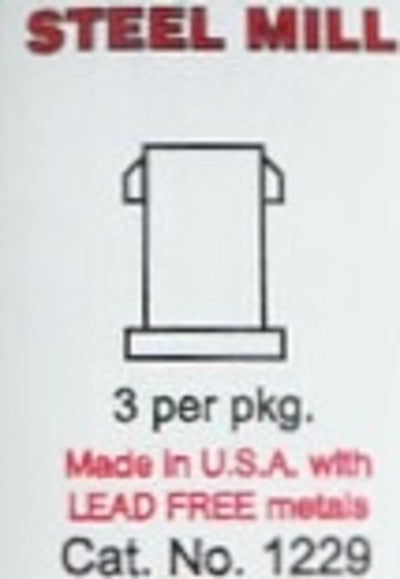 Stewart 1229 N Steel Mill Ingot Molds Loaded (Pack of 3)
