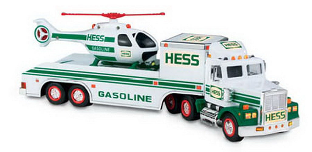 Hess 1995 1:64 Scale Die-Cast 18 Wheeler Truck with Helicopter LN/Box