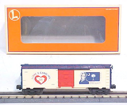 Lionel 6-19987 O Gauge I Love South Carolina Boxcar