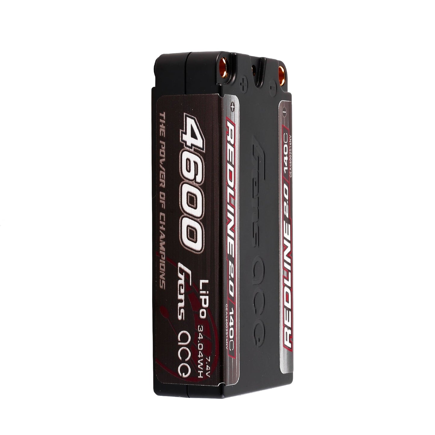 Gens Ace GEA46002S14NV 4600mAh 2S 140C 7.4V HardCase Redline 2.0 Lipo Battery
