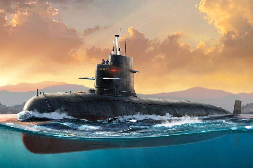 Hobby Boss Models 83518 1:350 PLA Navy Type 039 Song Class Submarine Plastic Kit