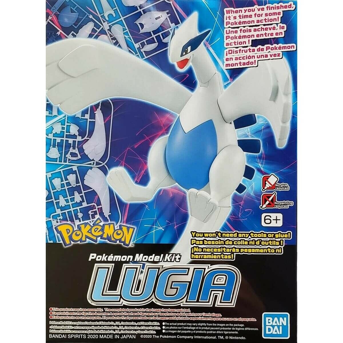 Bandai 2524400 Pokemon Lugia Plastic Model Kit