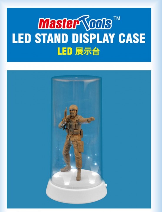 Master Tools 09864 84mm x 185mm LED Stand Flat Top Display Case