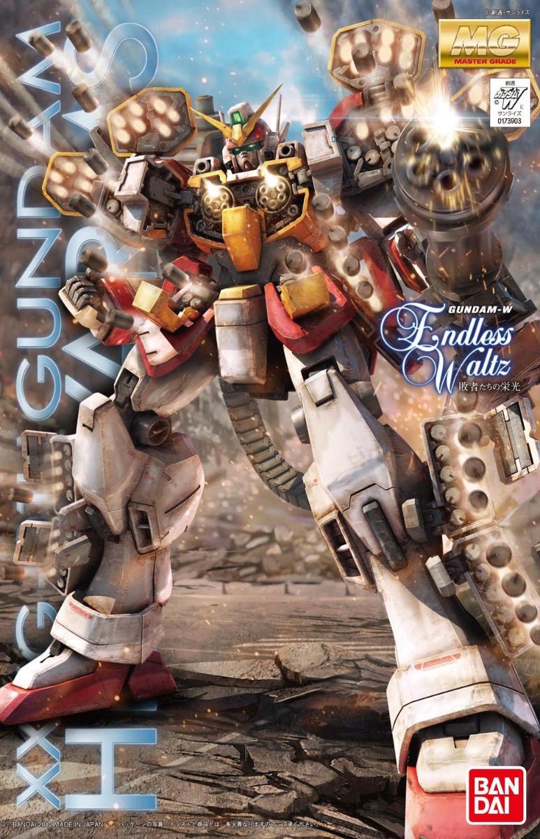Bandai 2137799 1:100 XXXG-01H Gundam Heavyarms Plastic Model Kit