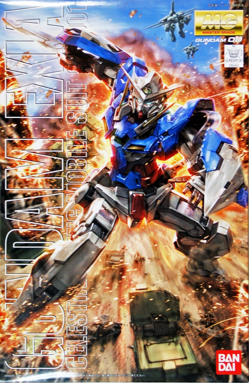 Bandai 2064472 1:100 MG Gundam 00 GN-001 Gundam Exia Plastic Model Kit