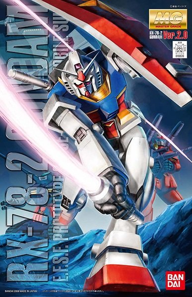 Bandai 2028924 1:100 Master Grade RX-78-2 Gundam Ver.2.0 Plastic Model Kit