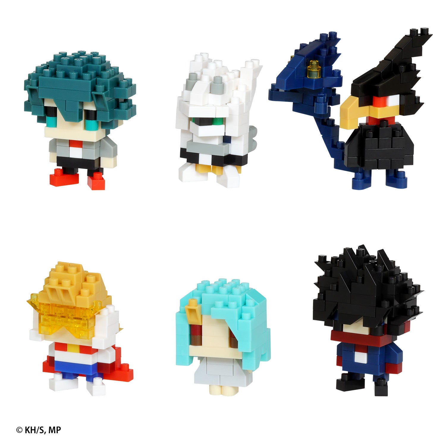 Nanoblock 22435 My Hero Academia Vol.3 Blocks Blind Box (Set of 6)