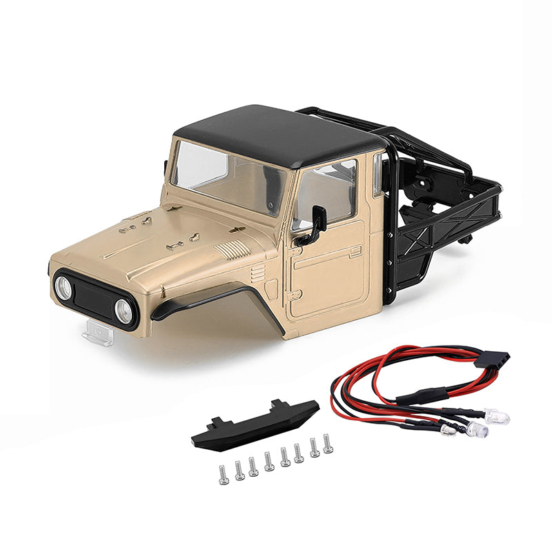 Injora IR40-YE 1:18 TRX4M Defender Bronco Sandy Taupe IR40-18 Half Truck Body