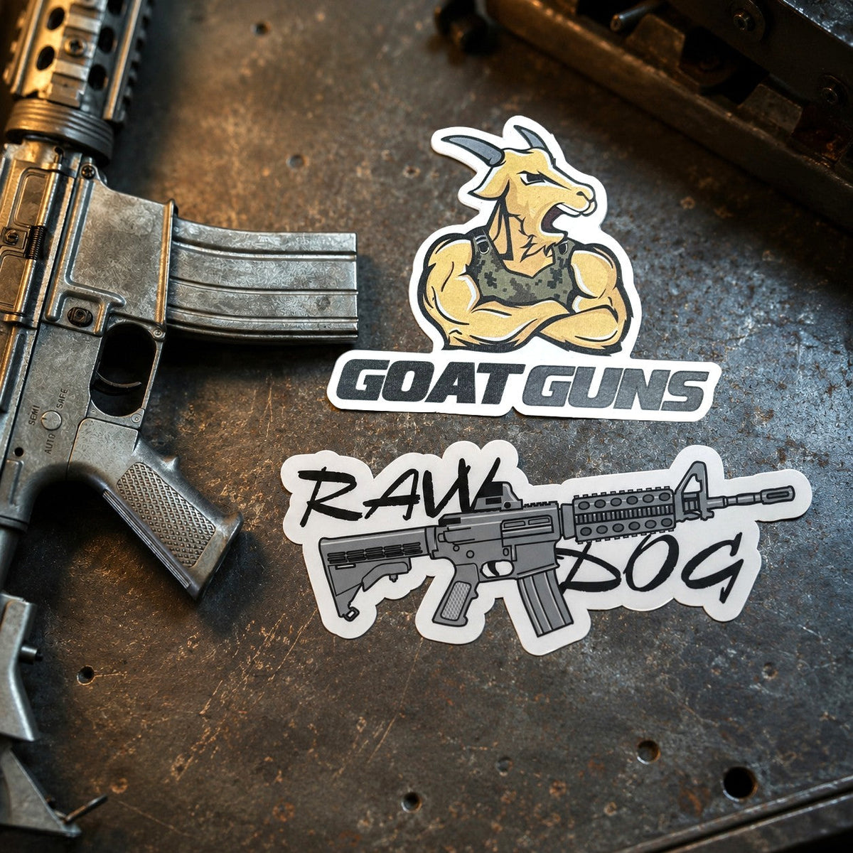 GoatGuns AR-DIECAST 1:3 Raw Diecast AR-15 Model Kit