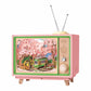 Robotime AMT02 Rolife Sakura Dreamy Tour DIY Music Box 3D Wooden Puzzle