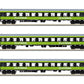 Trix 15462 Minitrix FlixTrain Express Train Passenger Car Set