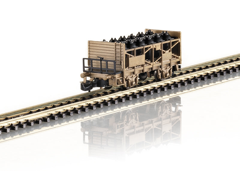 Marklin 82310 Z Real Bronze Acid Transport Car with Containers