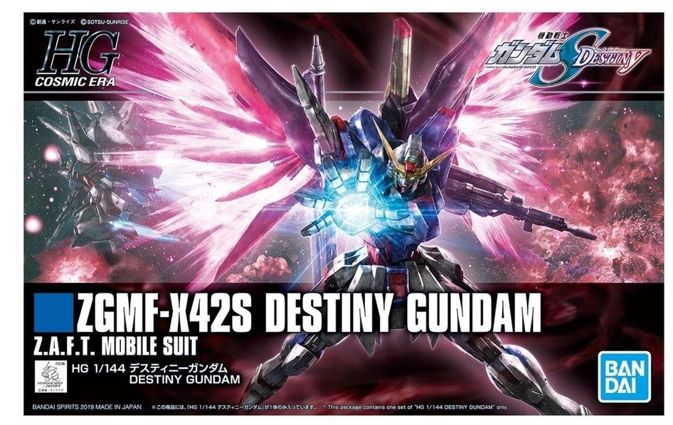 Bandai 2465226 1:144 HG Cosmic Era ZGMF-X42S Destiny Gundam Plastic Model Kit