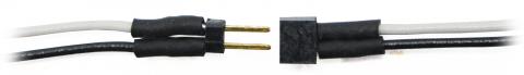Train Control Systems 1520 Red and Black Wires 2-Pin Micro Connector