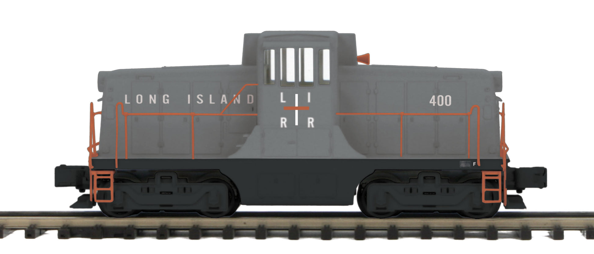 MTH 20-20466-1 O Long Island G.E. 44 Ton Diesel Engine w/ P-S 3.0 #400 (Hi-Rail)