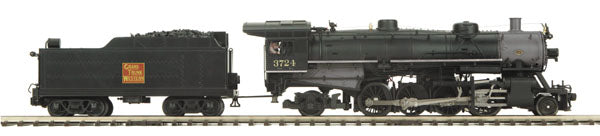 MTH 20-3284-1 GT 2-8-2 USRA Lt Mikado Steam Engine HiRail w/PS2 #3724