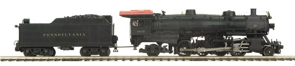 MTH 20-3286-1 PRR 2-8-2 USRA Lt Mikado Steam Engine HiRail w/PS2 #9630