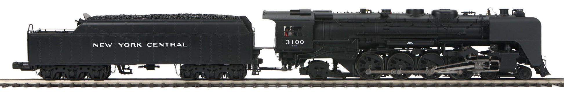 MTH 20-3693-1 O New York Central 4-8-2 L-4a Mohawk Steam Engine #3100 w/PS3