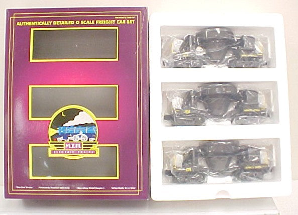 MTH 20-90043 O Armco Steel Premier Slag Car Set (Set of 3) NIB