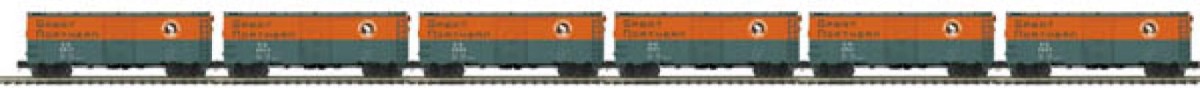 MTH 20-90635 Great Northern 40' AAR Box Car Set (6) NIB