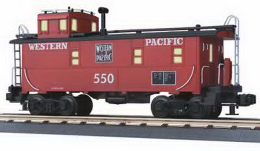 MTH 20-91055 O Western Pacific Lighted Caboose #550 LN/Box