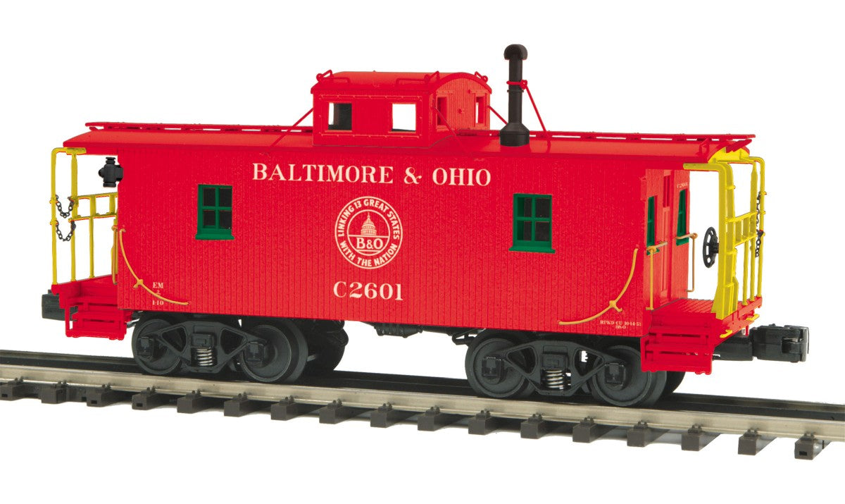 MTH 20-91444 O-Gauge Baltimore & Ohio N-6b Caboose (Box of 2) MT/Box